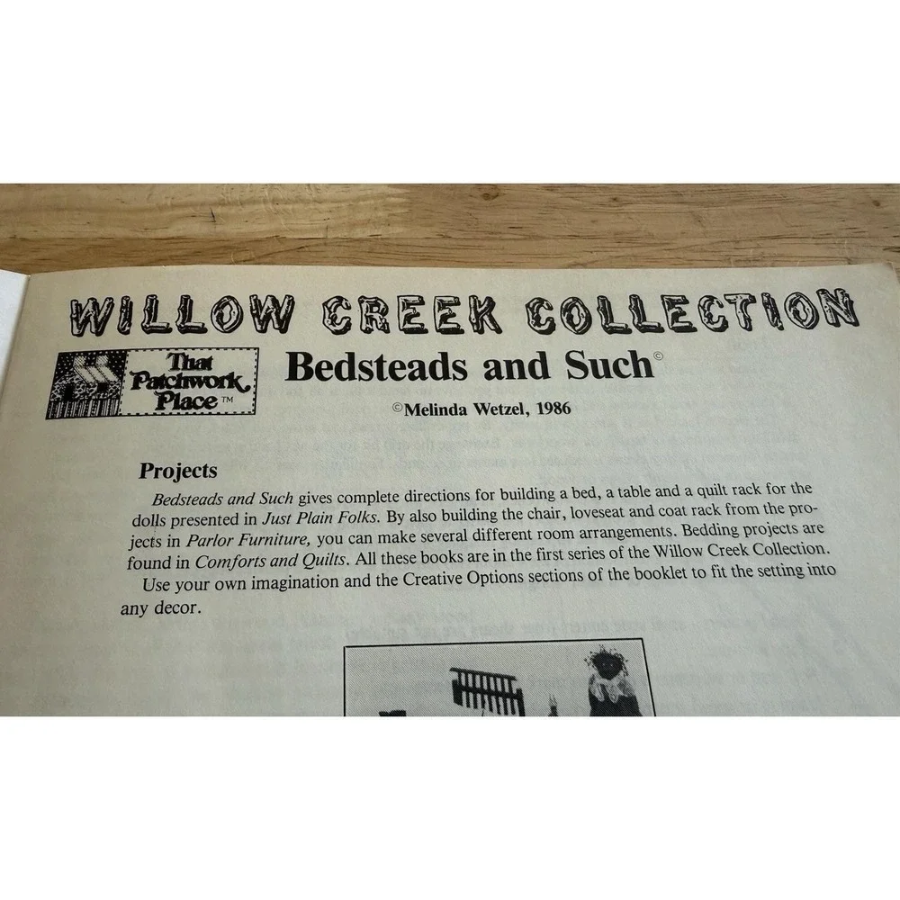 Bedsteads And Such Willow Creek Collection 1986 Booklet By That Patchwork Place